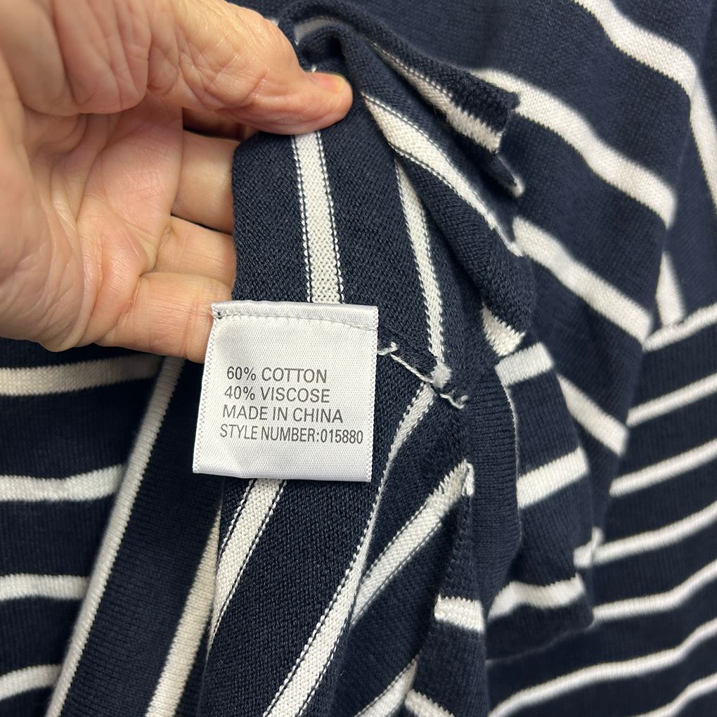 Sussan Navy Cotton Top - Size XL