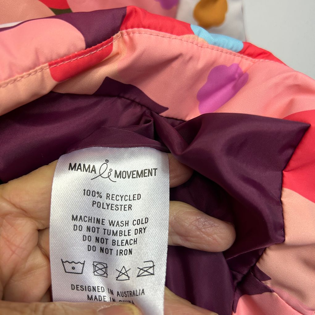 Mama Movement Multicoloured Puffer Vest - Size XL