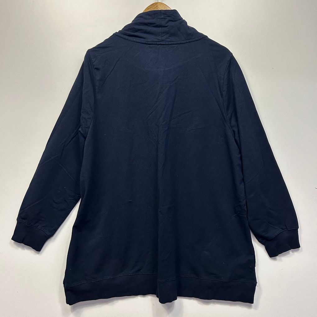 Virtuelle Navy Cotton Jumper - Size 18/M