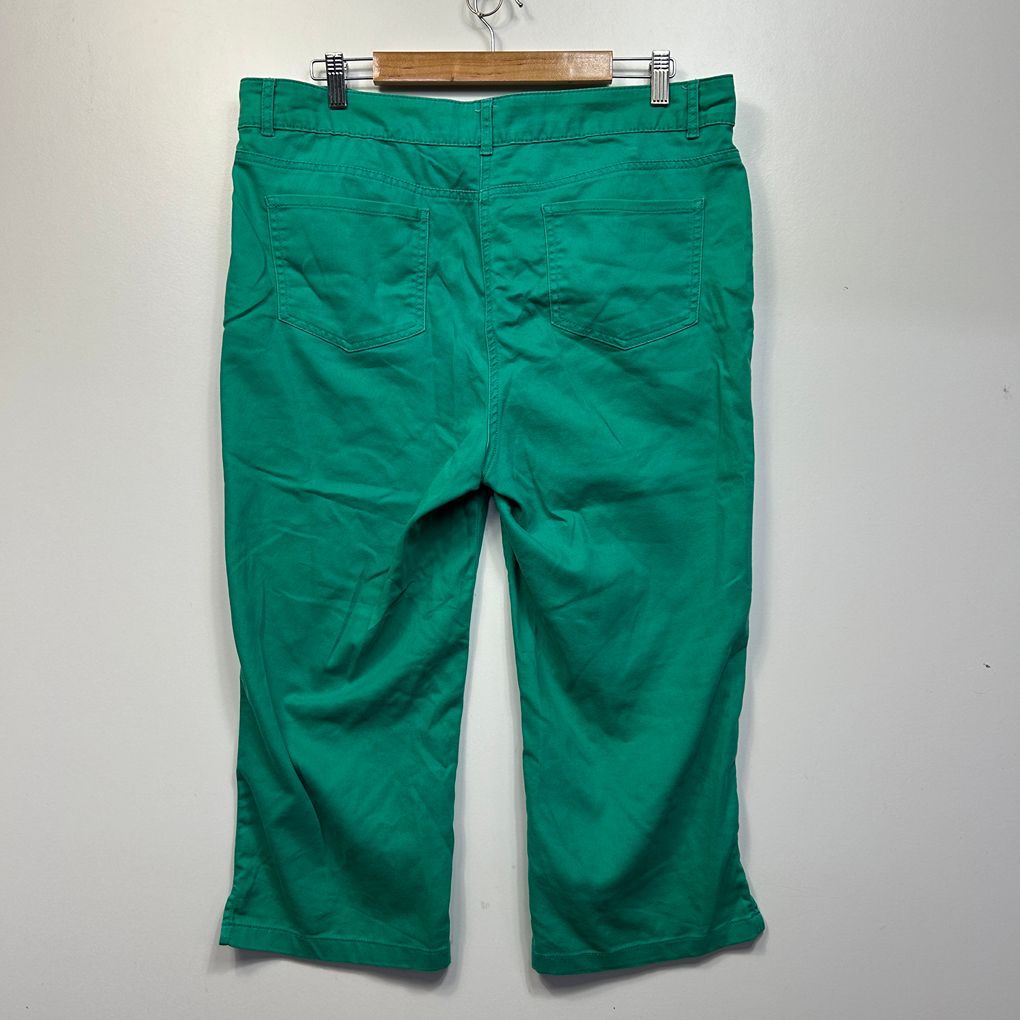 Millers Green Cotton Pants - Size 16