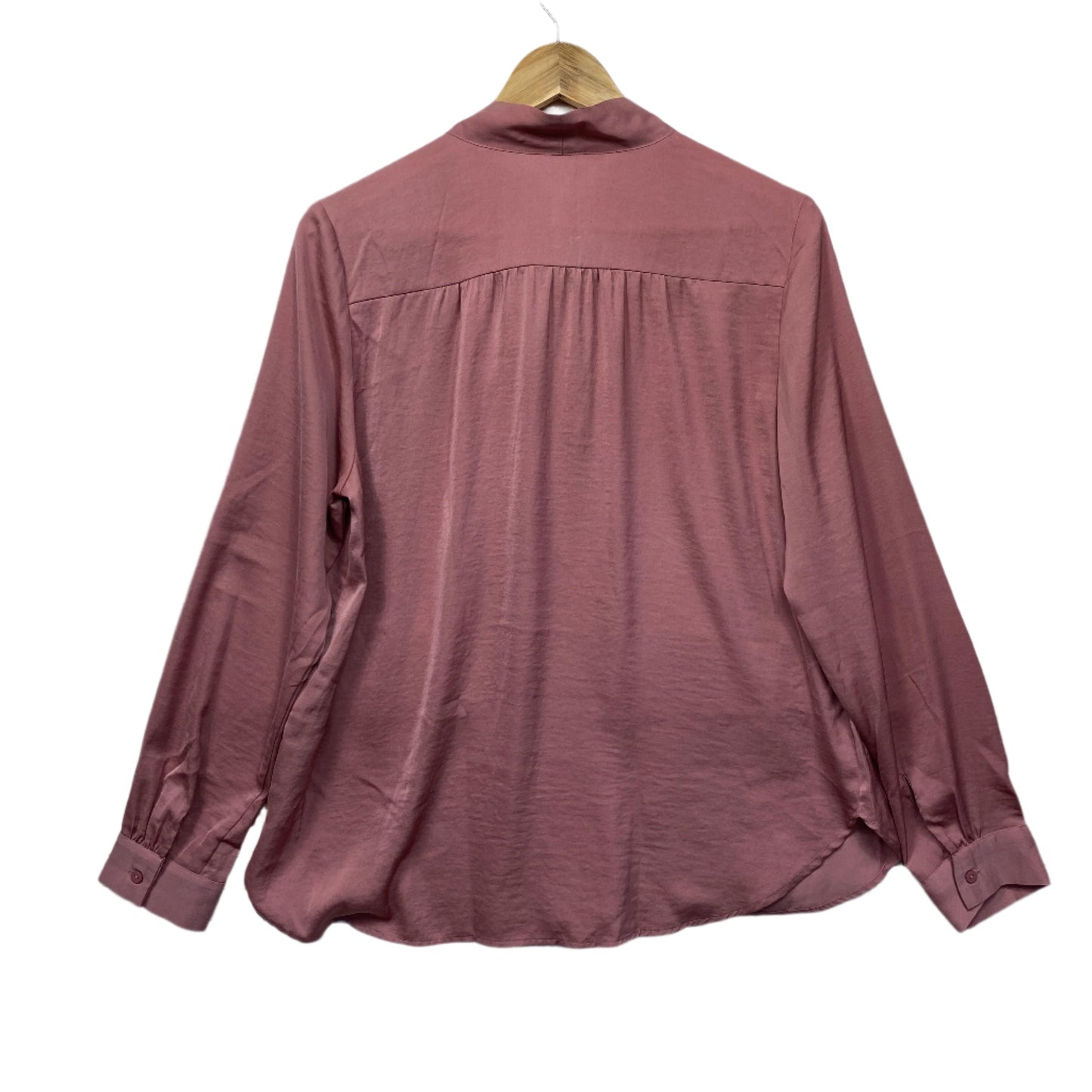 Capture Top Size 14 Long Sleeve Dusty Pink