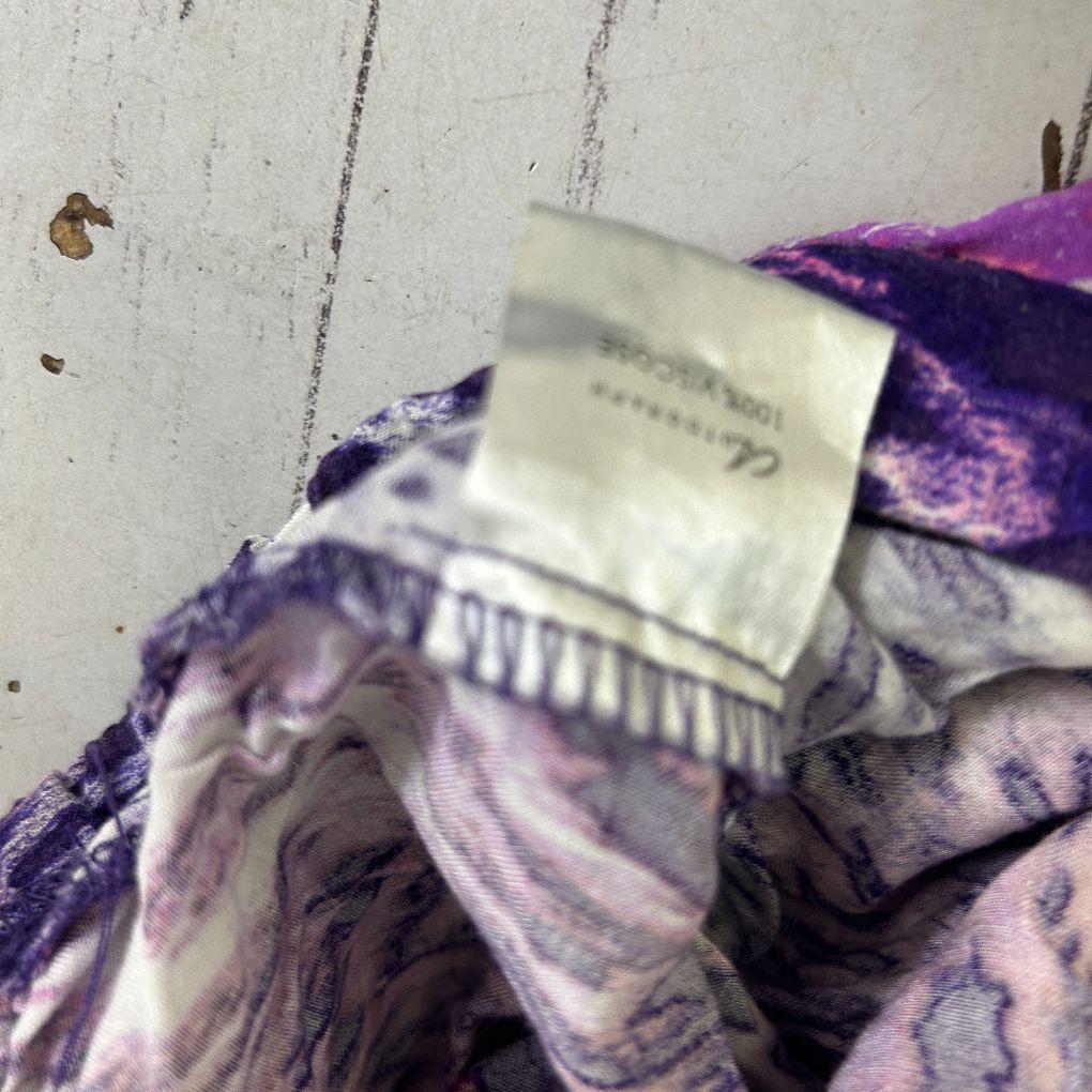 Autograph Purple/Pink Animal Print Shorts - Size 26