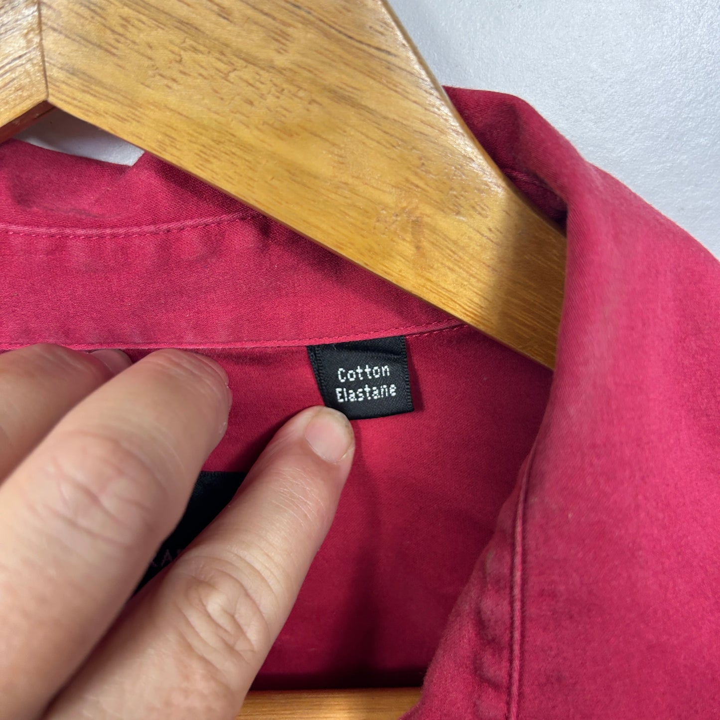 Sportscraft Button Up Burgundy Shirt - Size 14