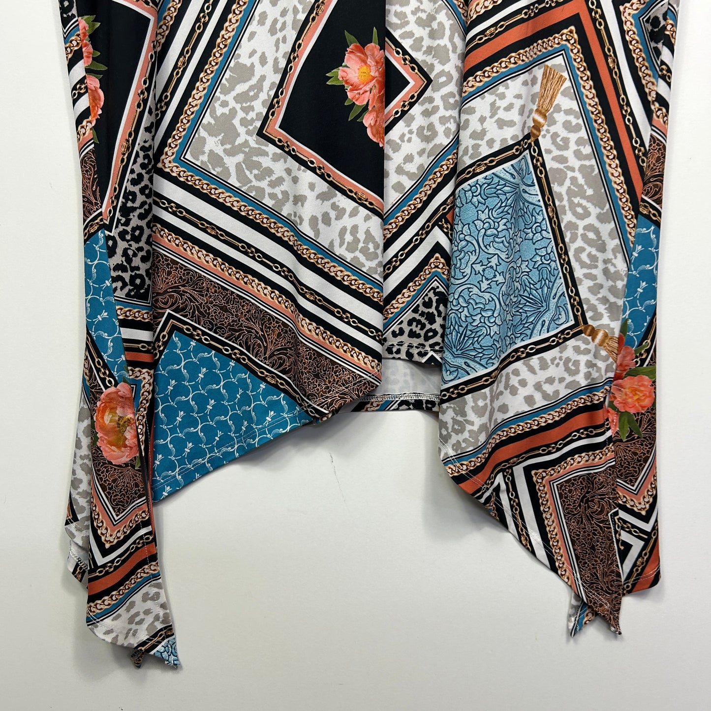 Taking Shape Multicoloured Print Tunic Top - Size 22/XL