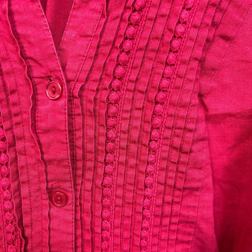 Moda Pink Linen Top - Size 26