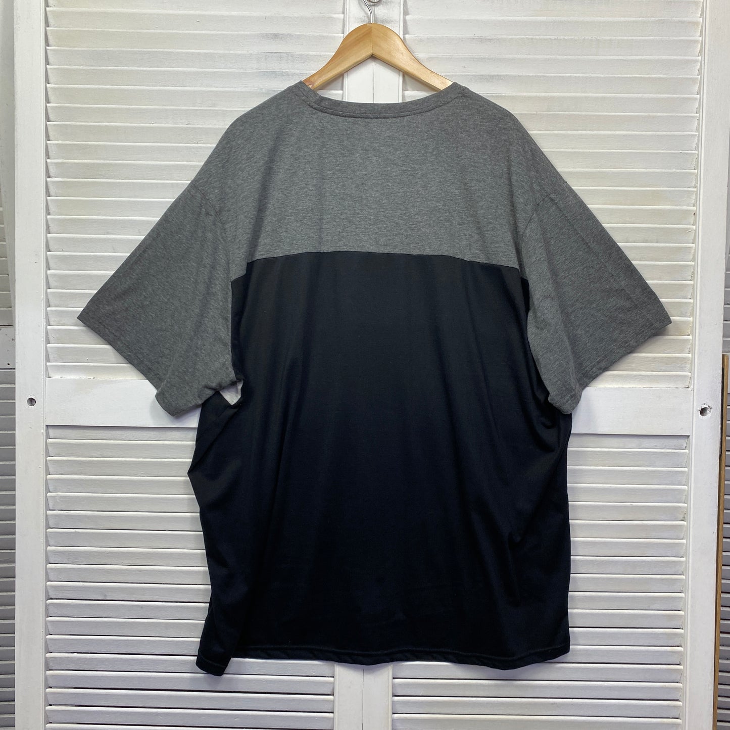 DBK Apparel Tshirt Size 6XL Grey Black Short Sleeve