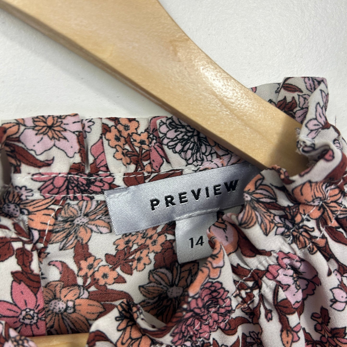 Preview Floral Sleeveless Top - Size 18