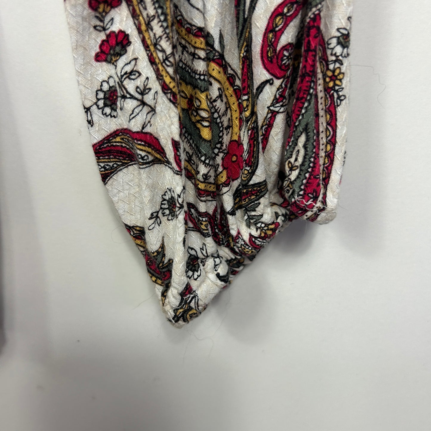 Katies Cream Paisley Long Sleeve Top - Size 18