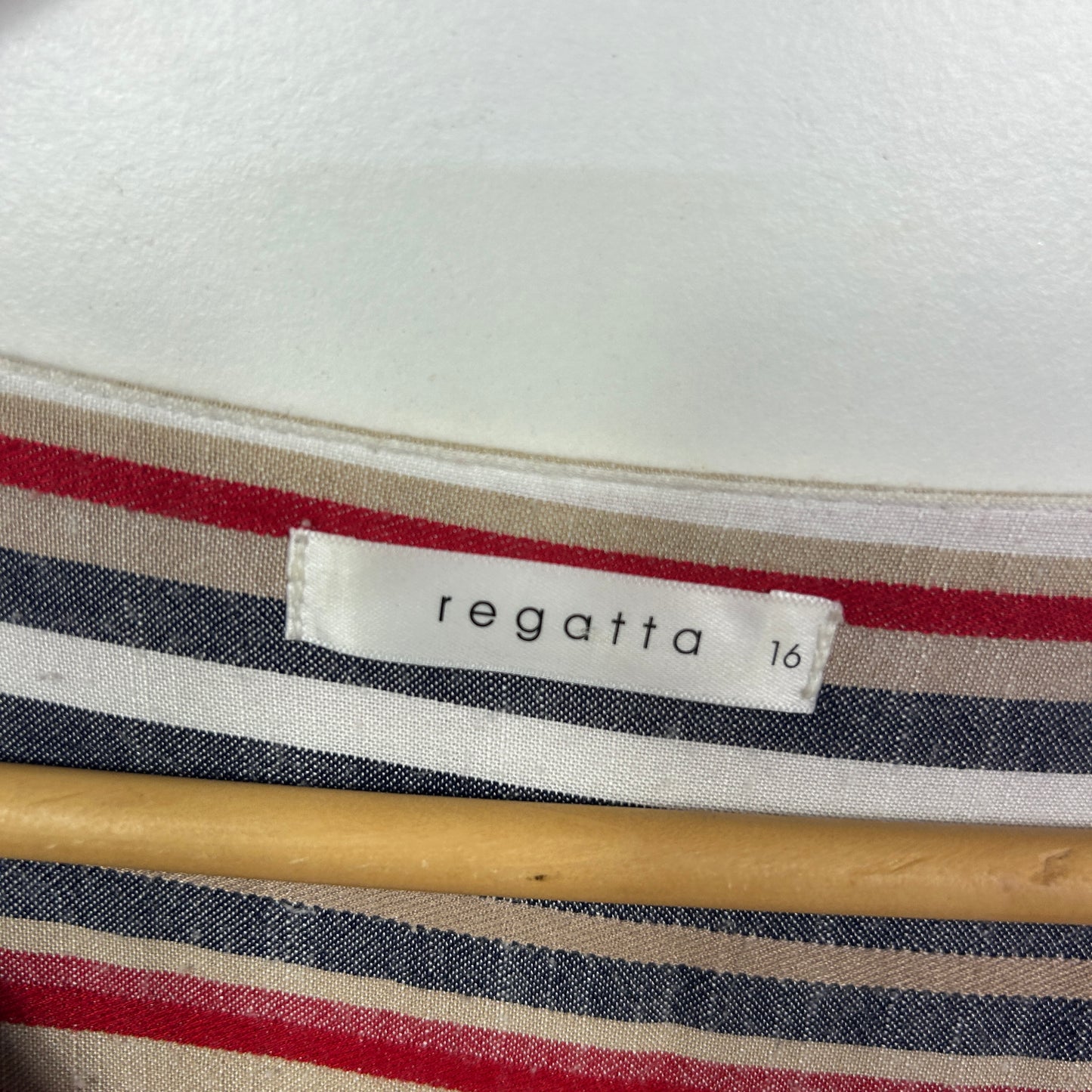 Regatta Viscose Multicoloured Striped Top - Size 16