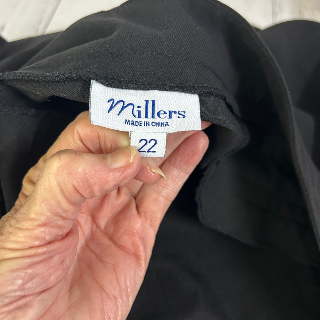 Millers Black Pants - Size 22