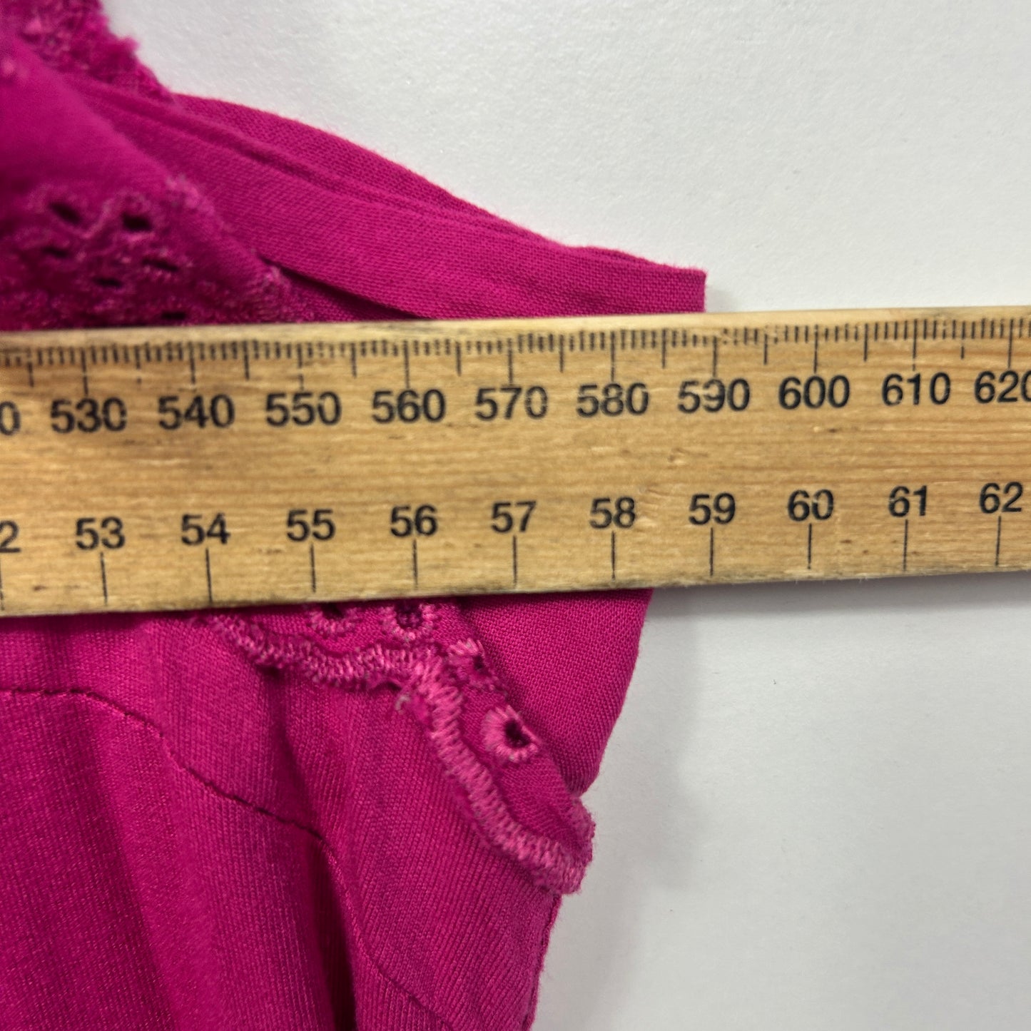 Autograph Magenta Broderie Top - Size 16/Small Plus