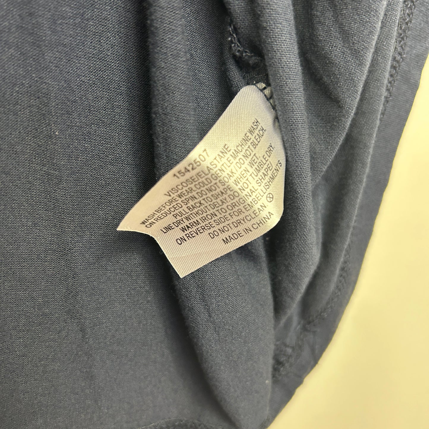 Isobelle Navy Blue Relaxed Fit Casual Top - Size 24