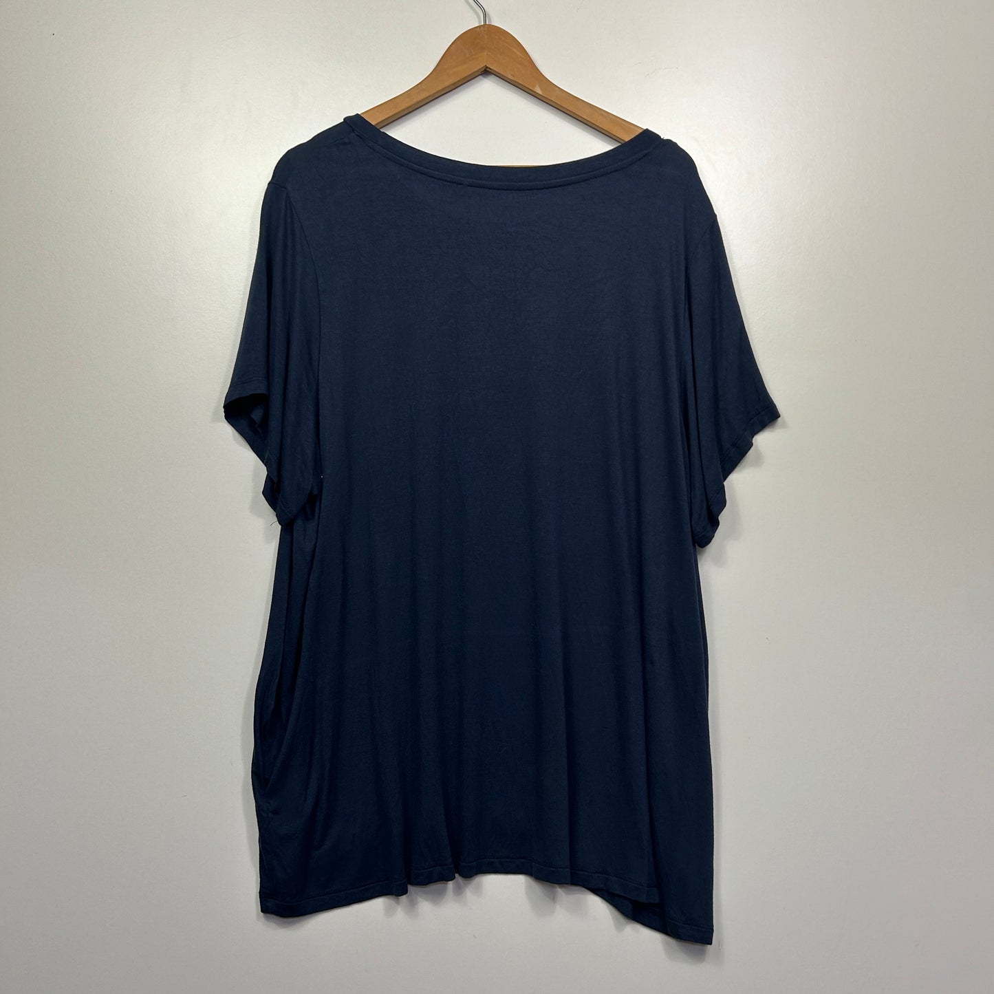 Isobelle Navy Blue Relaxed Fit Casual Top - Size 24
