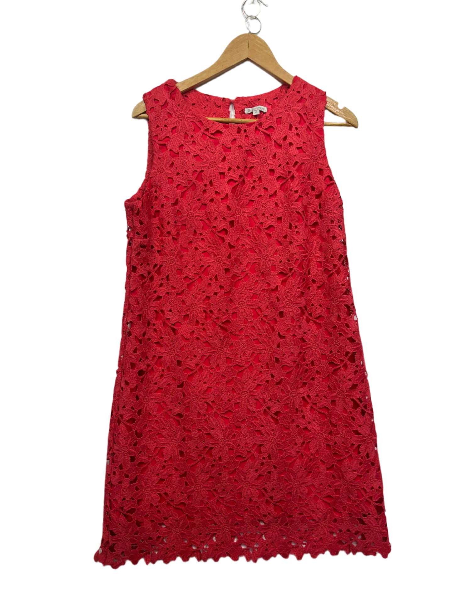 Target Dress Size 14 Red Crochet Overlay Sleeveless