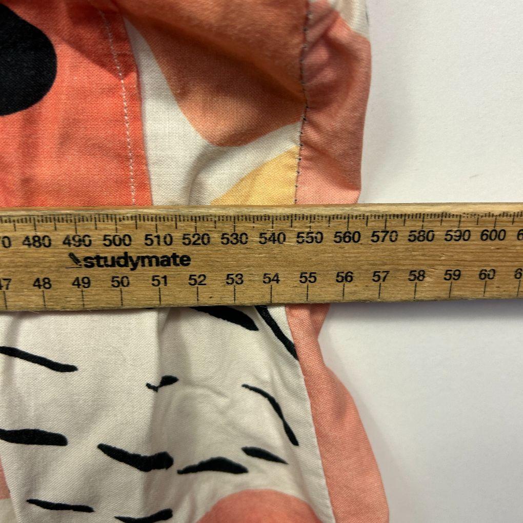 Handmade Peach/Pink Abstract Dress - Size 18/20/22