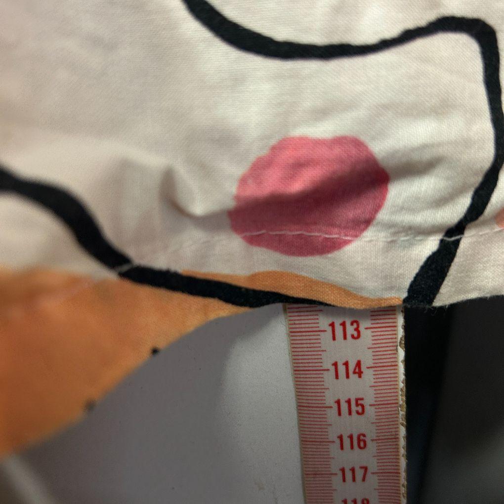 Handmade Peach/Pink Abstract Dress - Size 18/20/22