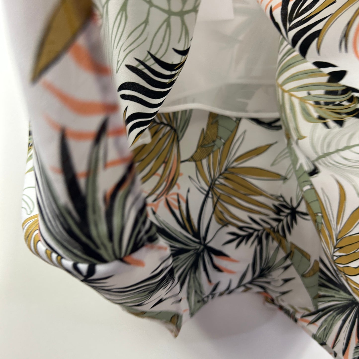 Anko White Palm Leaf Print Cami Top - Size 18