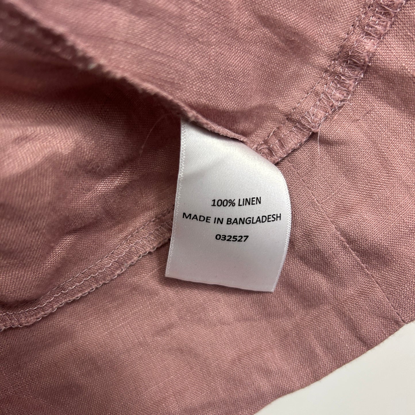 Sussan Dusty Rose Linen Top - Size 16/18?