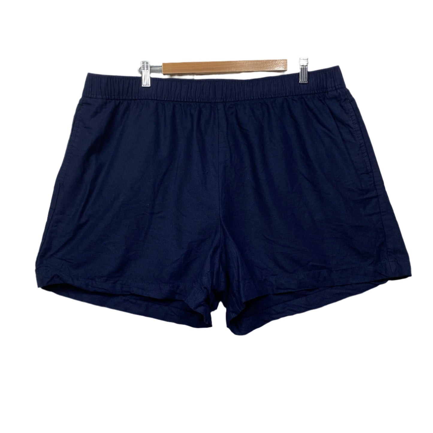 Anko Shorts Size 20 Navy Blue Pockets Cotton Blend