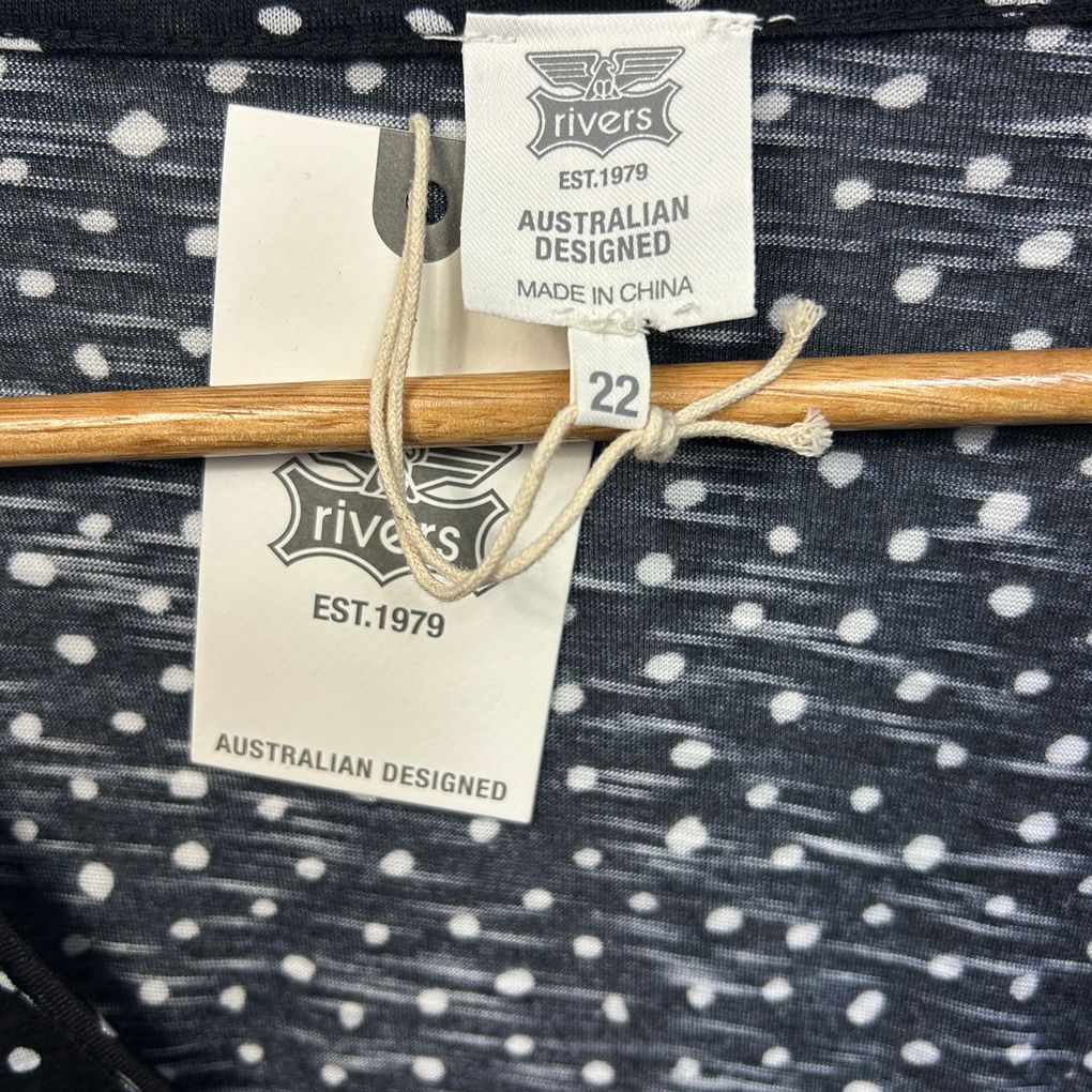Rivers Navy Top - Size 22