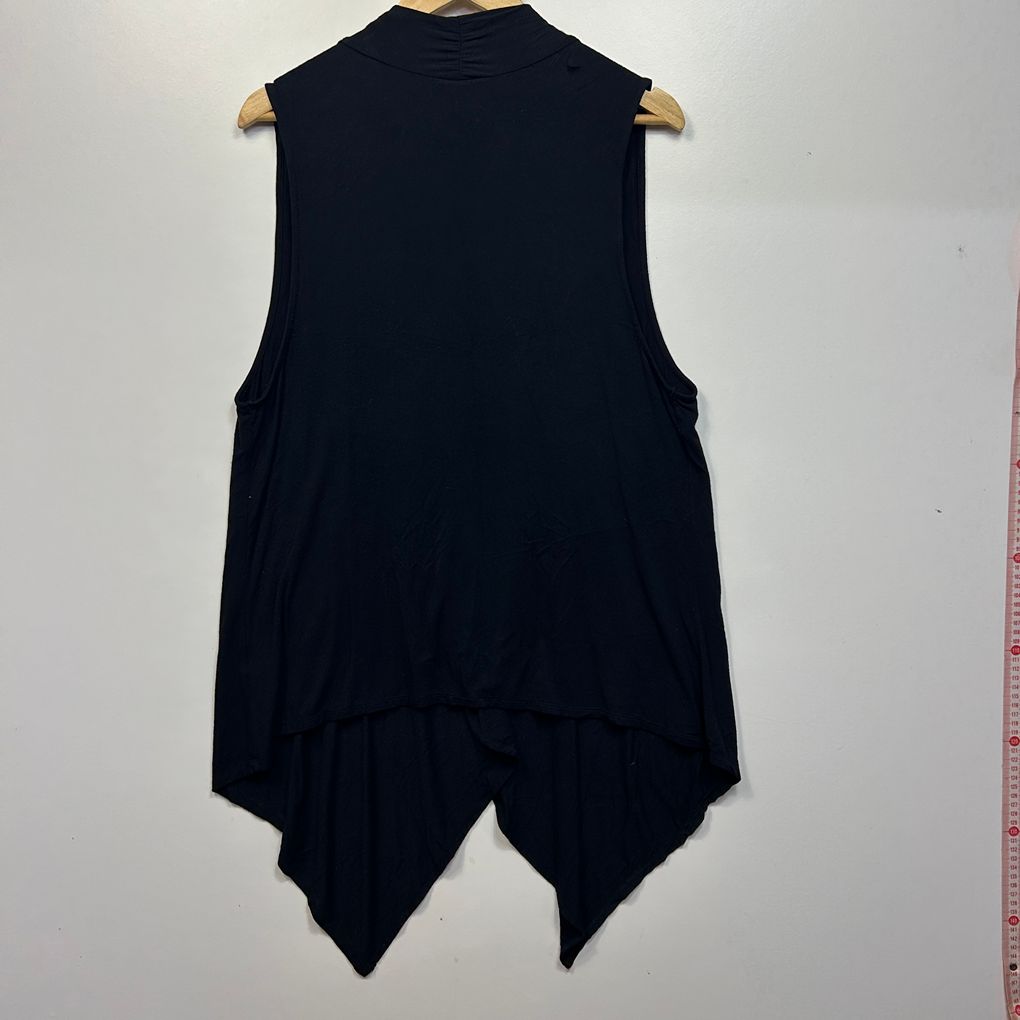Autograph Black Vest Top - Size 18