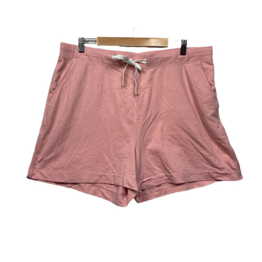 Sussan Shorts Size 2XL16 18 Pink Pockets 100% Cotton