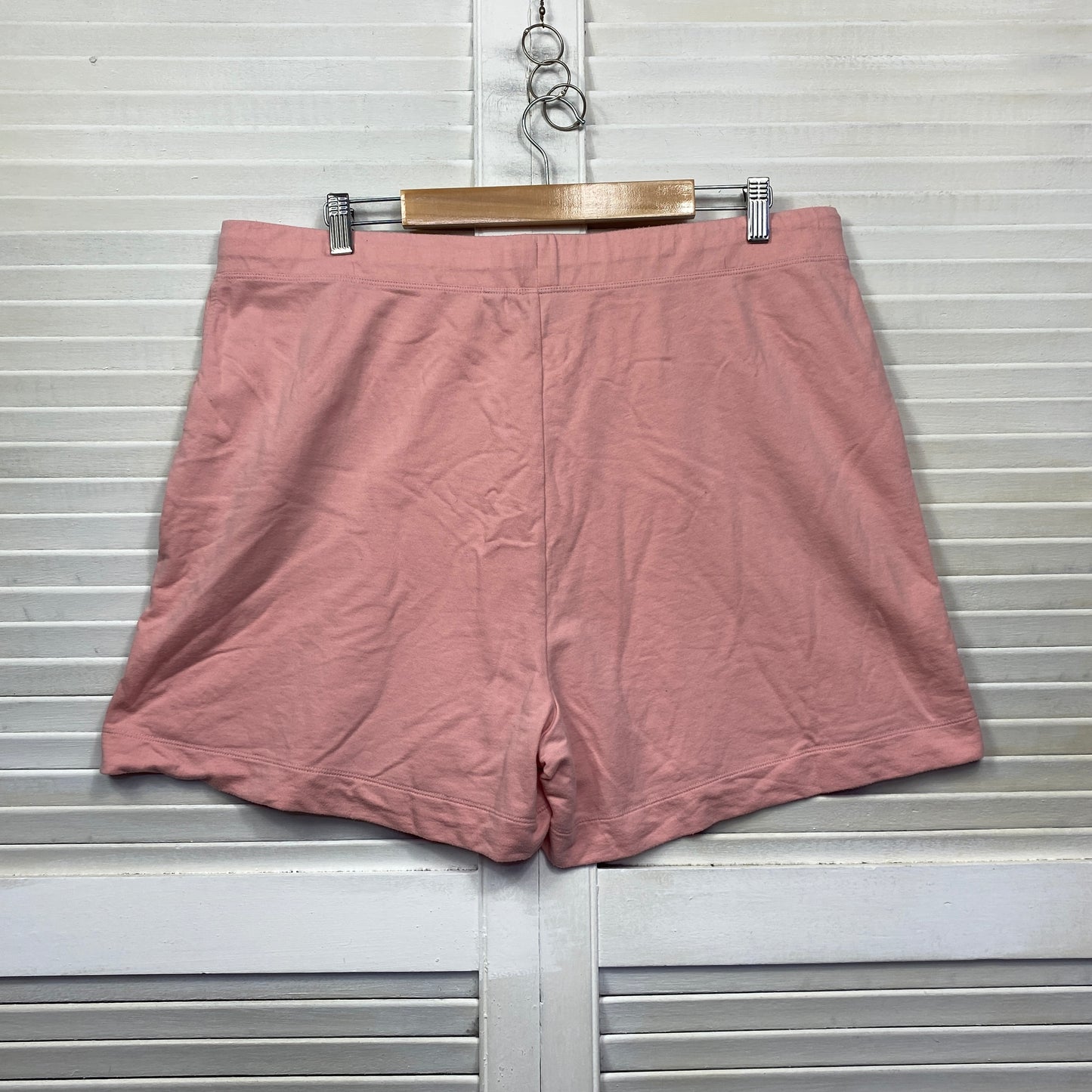 Sussan Shorts Size 2XL16 18 Pink Pockets 100% Cotton