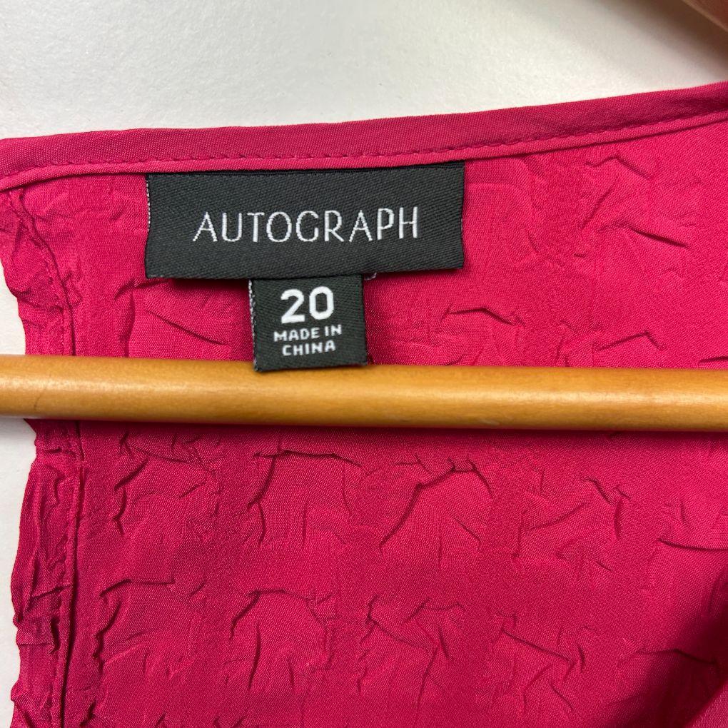 Autograph  Long Sleeve Pink Top - Size 20
