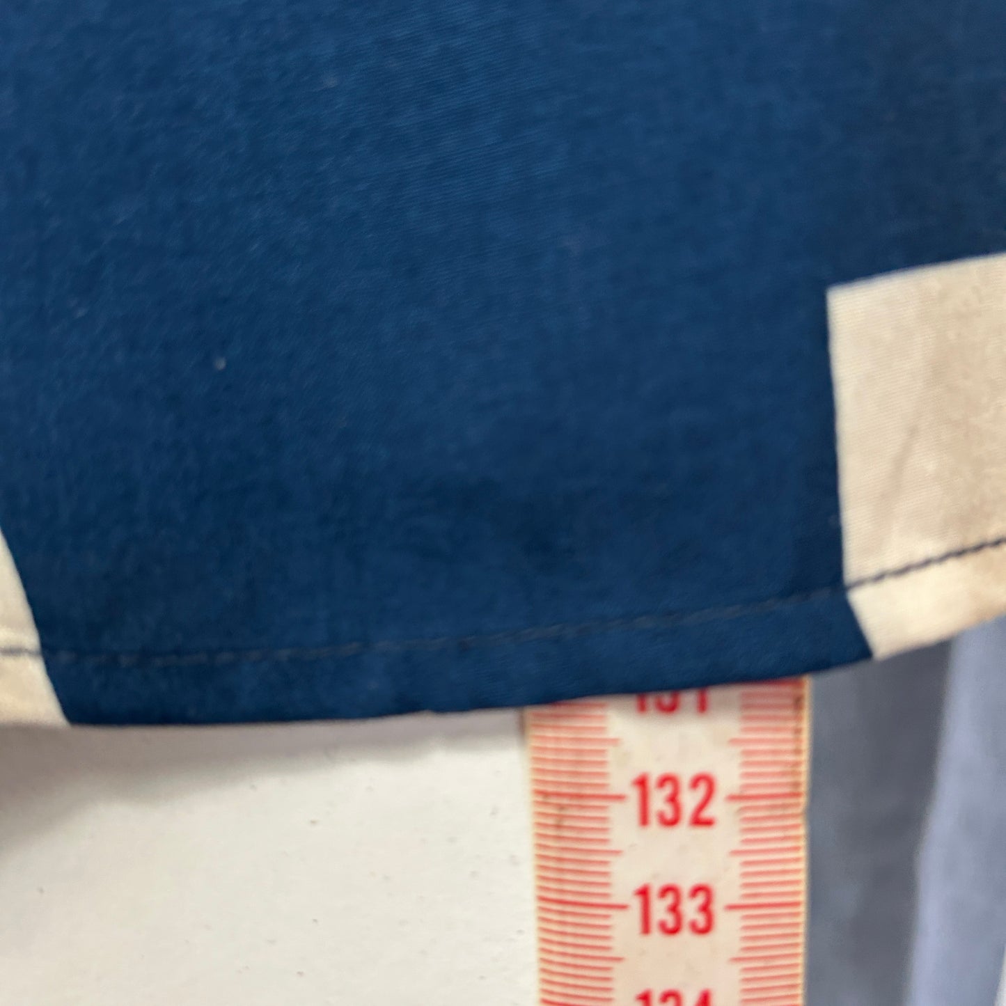 Bloomchic Navy & Cream Geometric Print Dress - Size 30