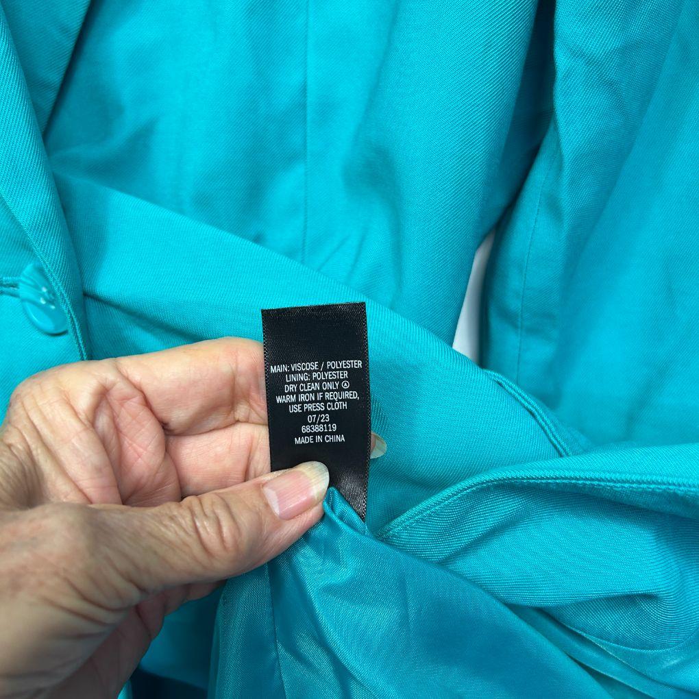 Dannii Minogue Teal Blazer - Size 14P