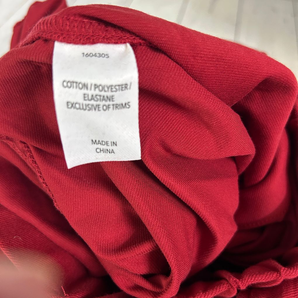 &me Red Cotton Pants - Size XL