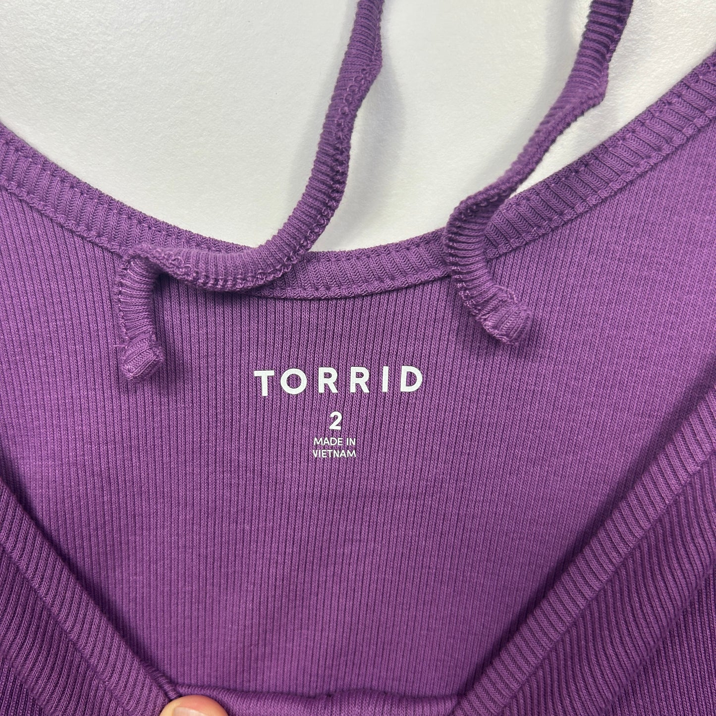 Torrid Purple Long Sleeve Top - Size 18/20