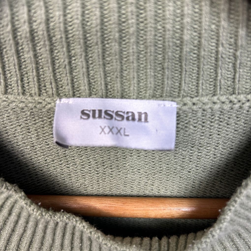 Sussan Green Cotton Jumper - Size XXXL
