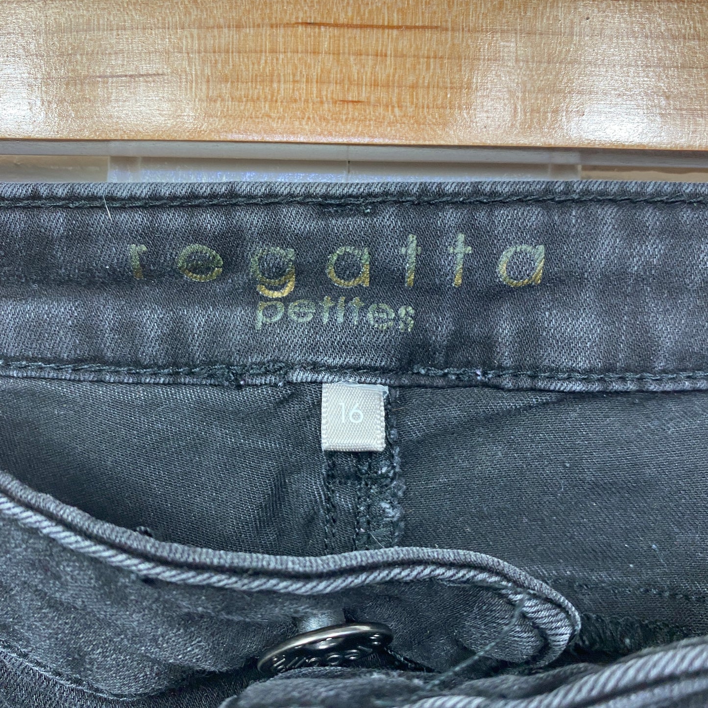 Regatta Jeans Size 16 Black Denim