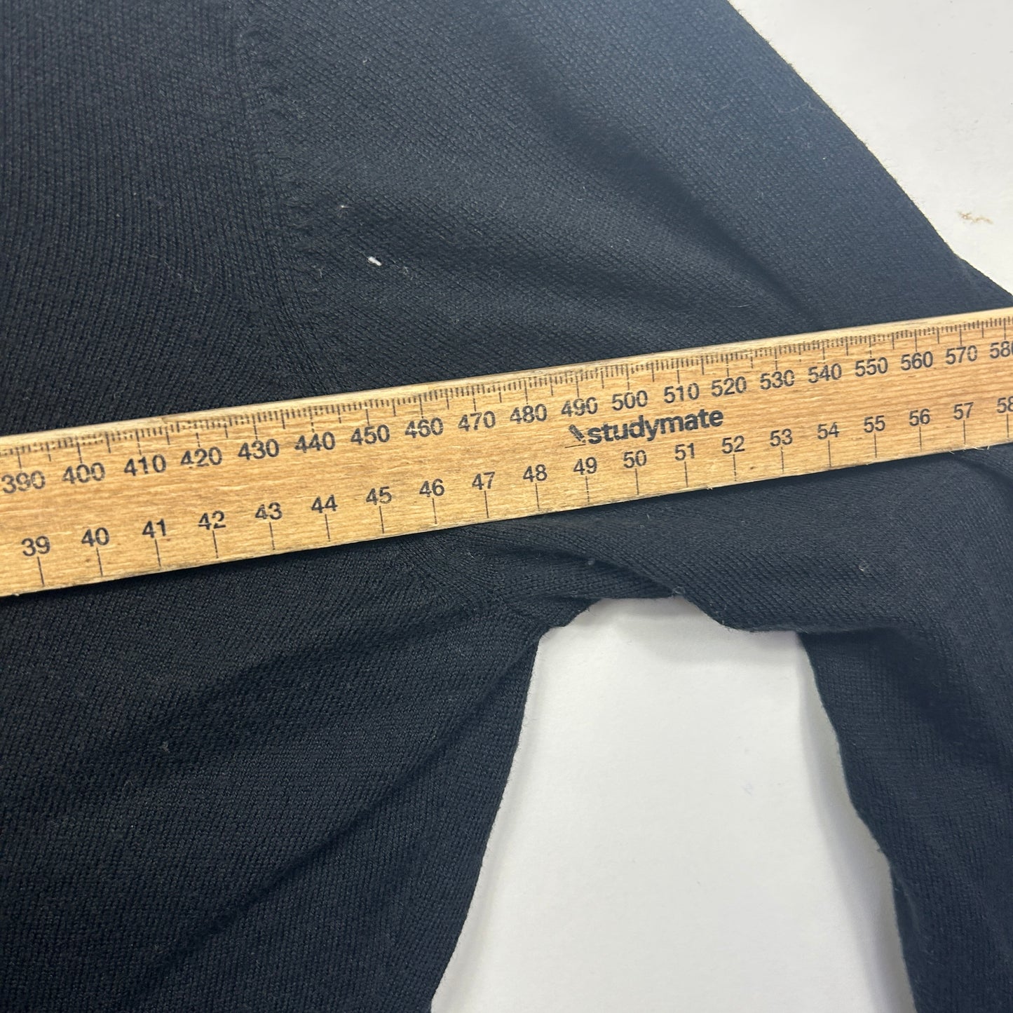 Jane Lamerton Wool Cashmere Black Cardigan Top - Size 14