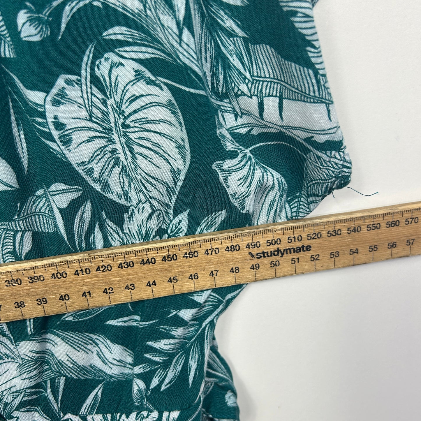 Katies Green Palm Print Maxi Dress - Size 12