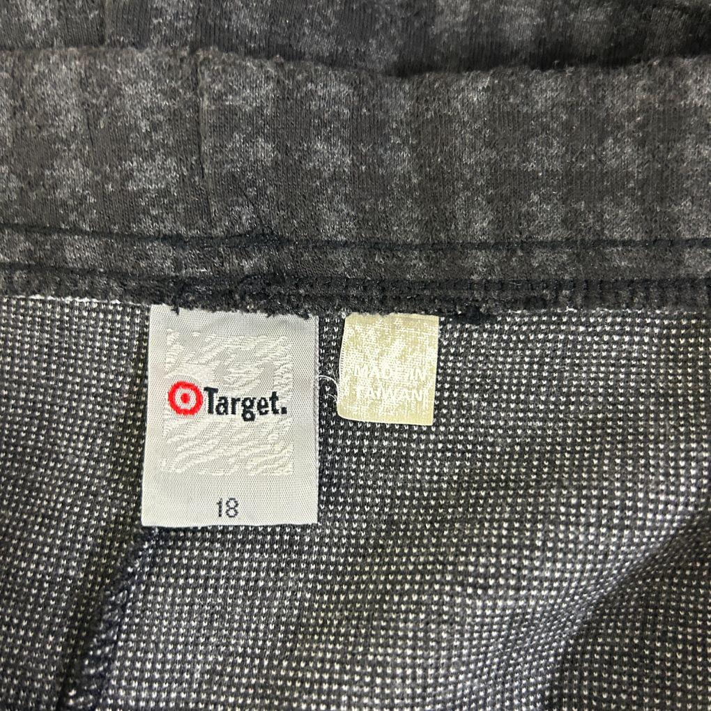Vintage Target Grey Check Leggings - Size 14/16