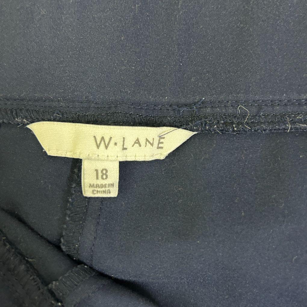 W.Lane Navy Cropped Pants - Size 18 (fault)