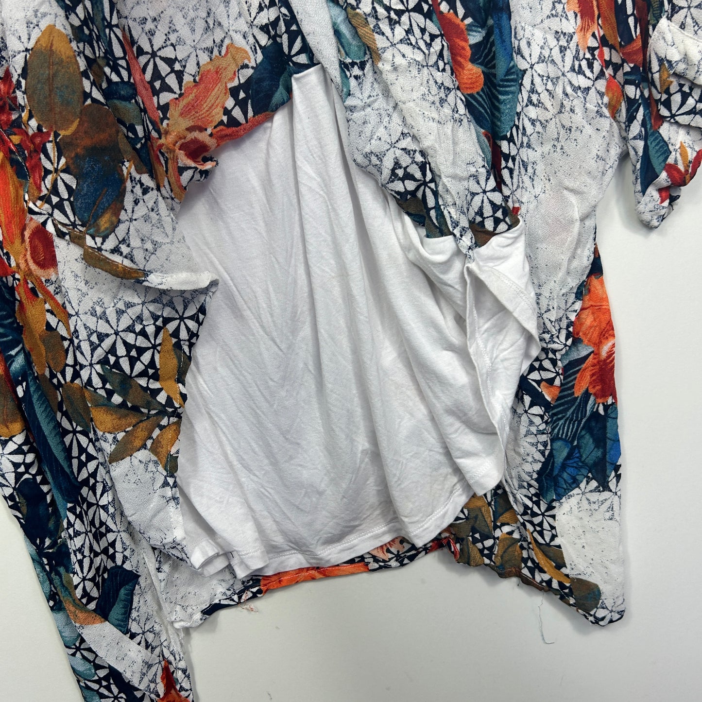 Taking Shape Multicoloured Tropical Print Top - Size 16/S