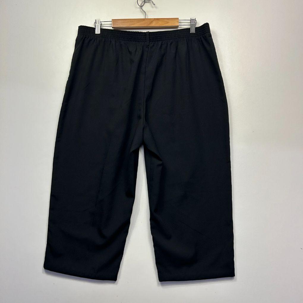 Millers Black Wide Leg Crop Pants - Size 18