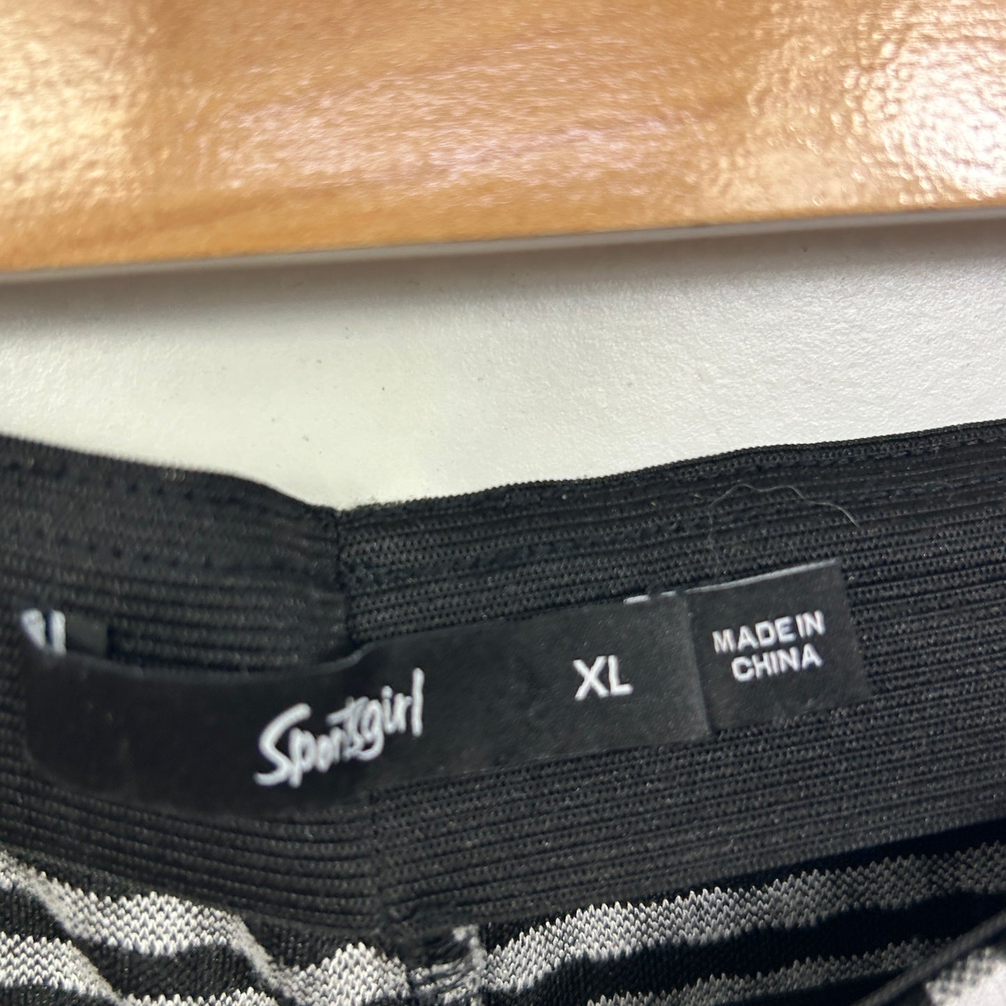 Sportsgirl Black & White Gingham Check Pants - Size XL