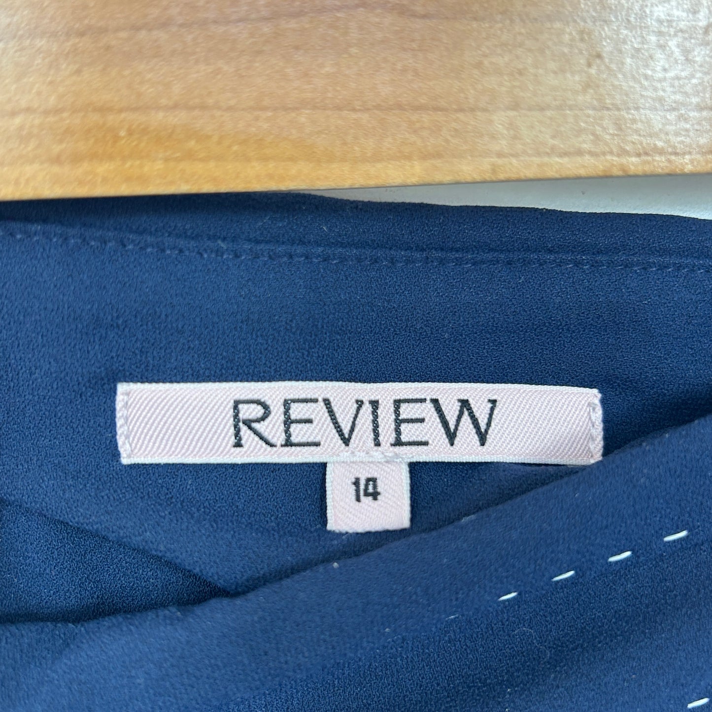 Review Navy Pants - Size 14
