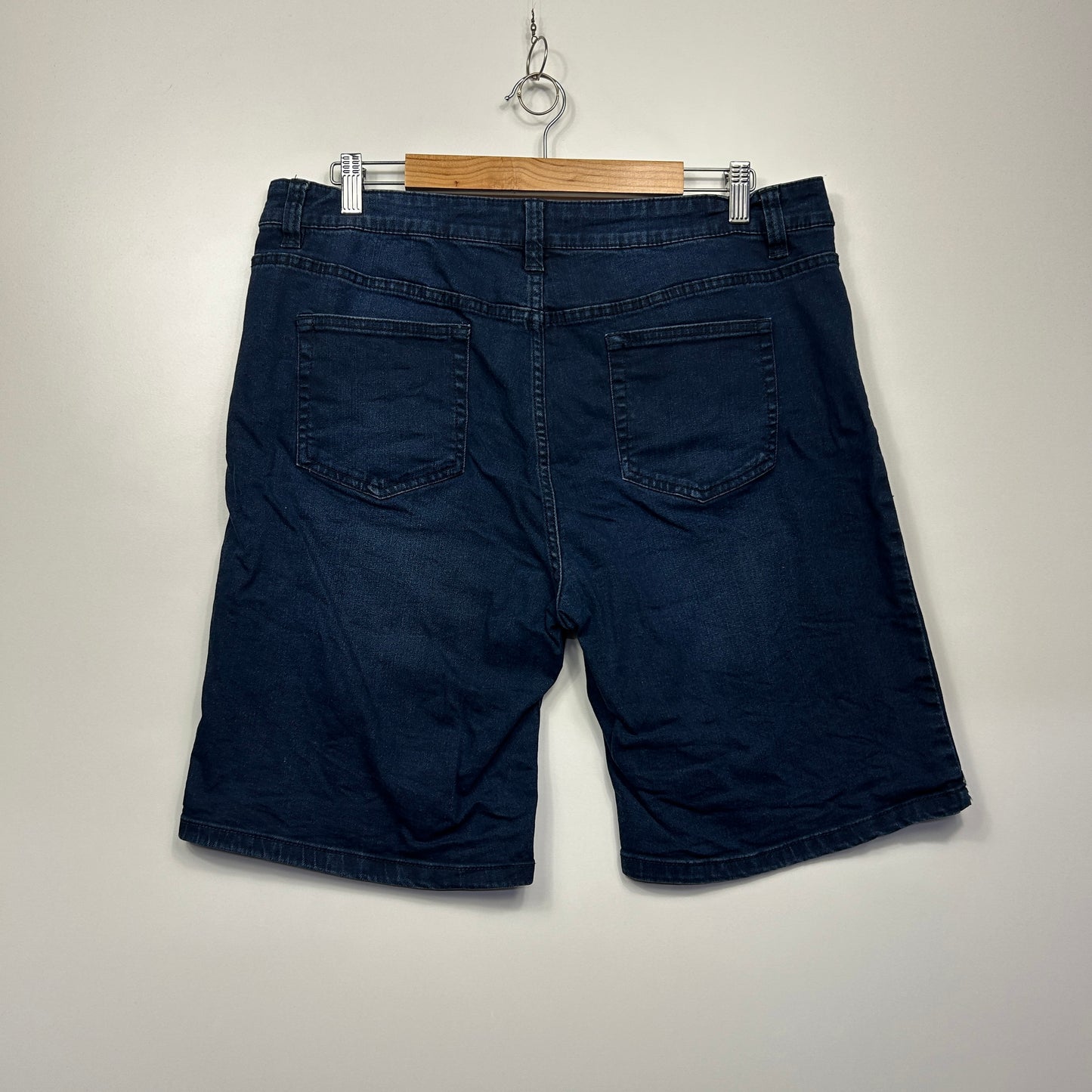 Katies Denim Shorts Size 14 Pockets Zip Fly