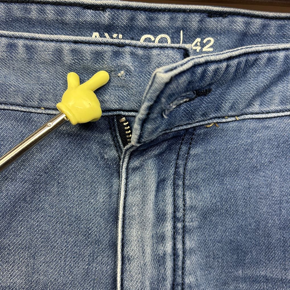 Axl & Co Blue Denim Shorts - Size 42 (fault)