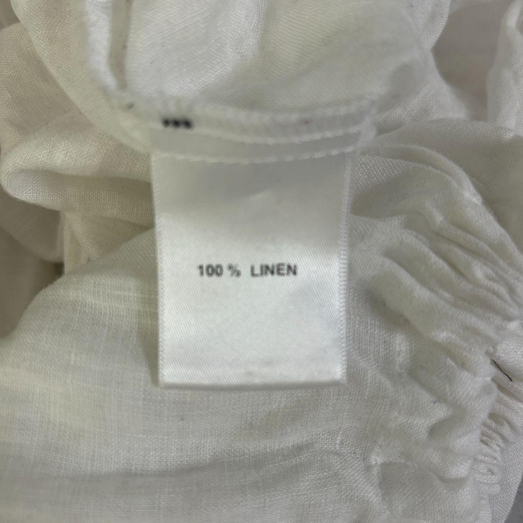 Marco Polo White Linen Vest - Size 14/16