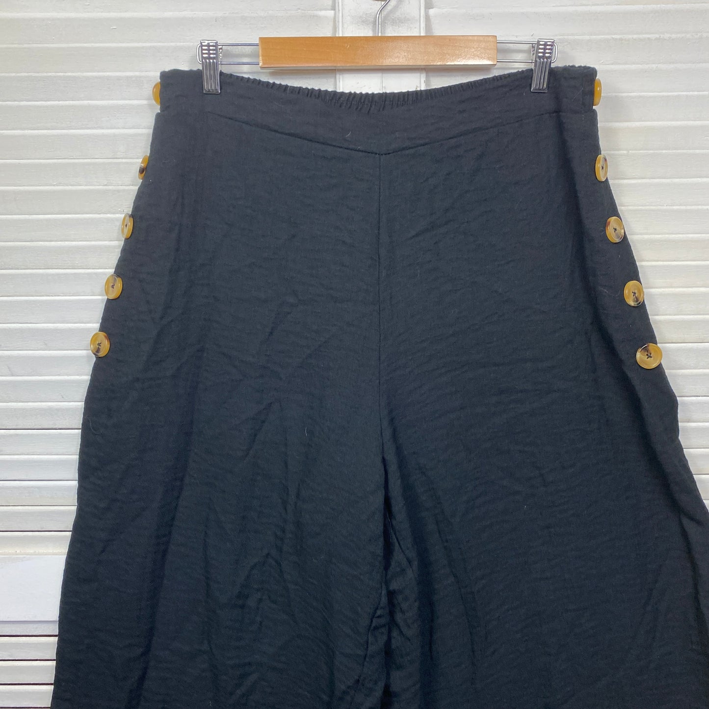 Rockmans Pants Size 20 Plus Black  Ankle Length Layered