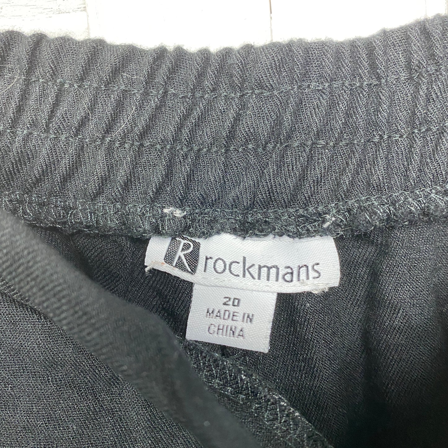 Rockmans Pants Size 20 Plus Black  Ankle Length Layered