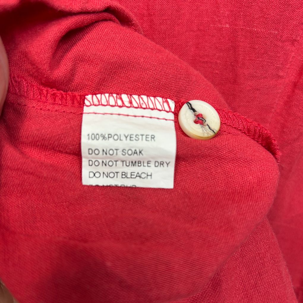 Feather + Noise Red Dress - Size 16