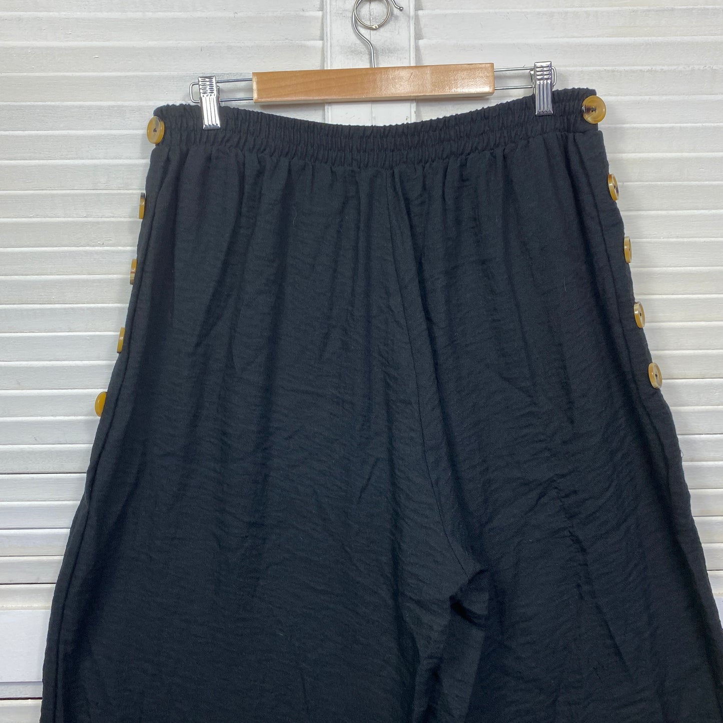 Rockmans Pants Size 20 Plus Black  Ankle Length Layered