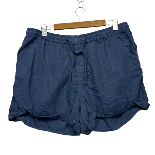 Just Jeans Size 16 Blue Pockets Linen Blend